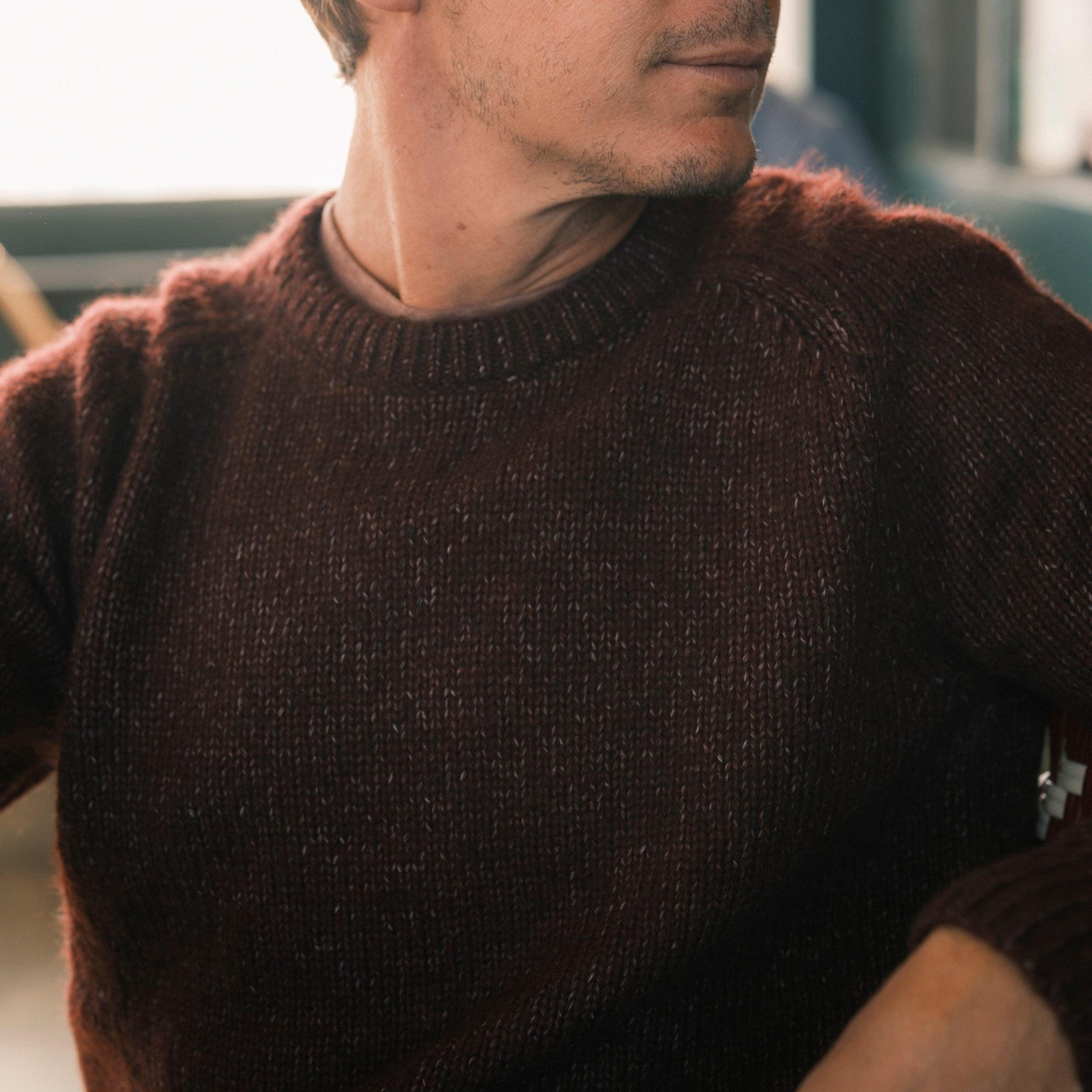 Collegiate Sweater Crew - French Roast Product Image