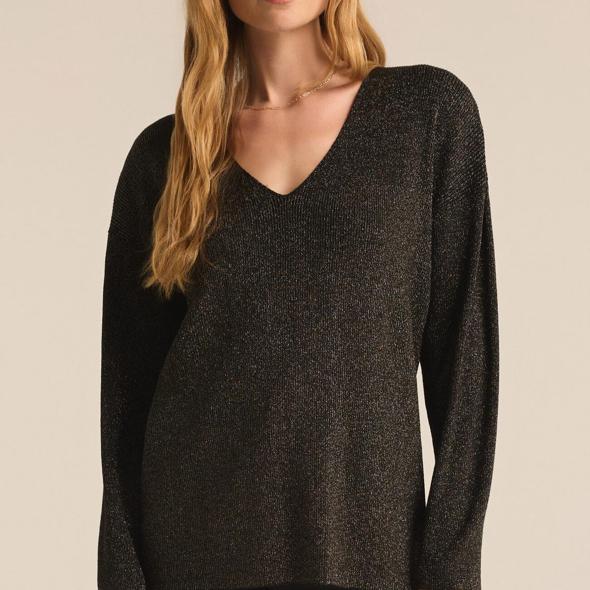 Goldie Vee Neck Sweater Product Image