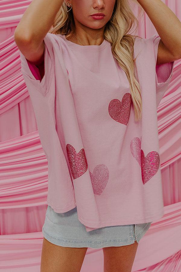 Sweethearts Oversized Embellished Tee Product Image