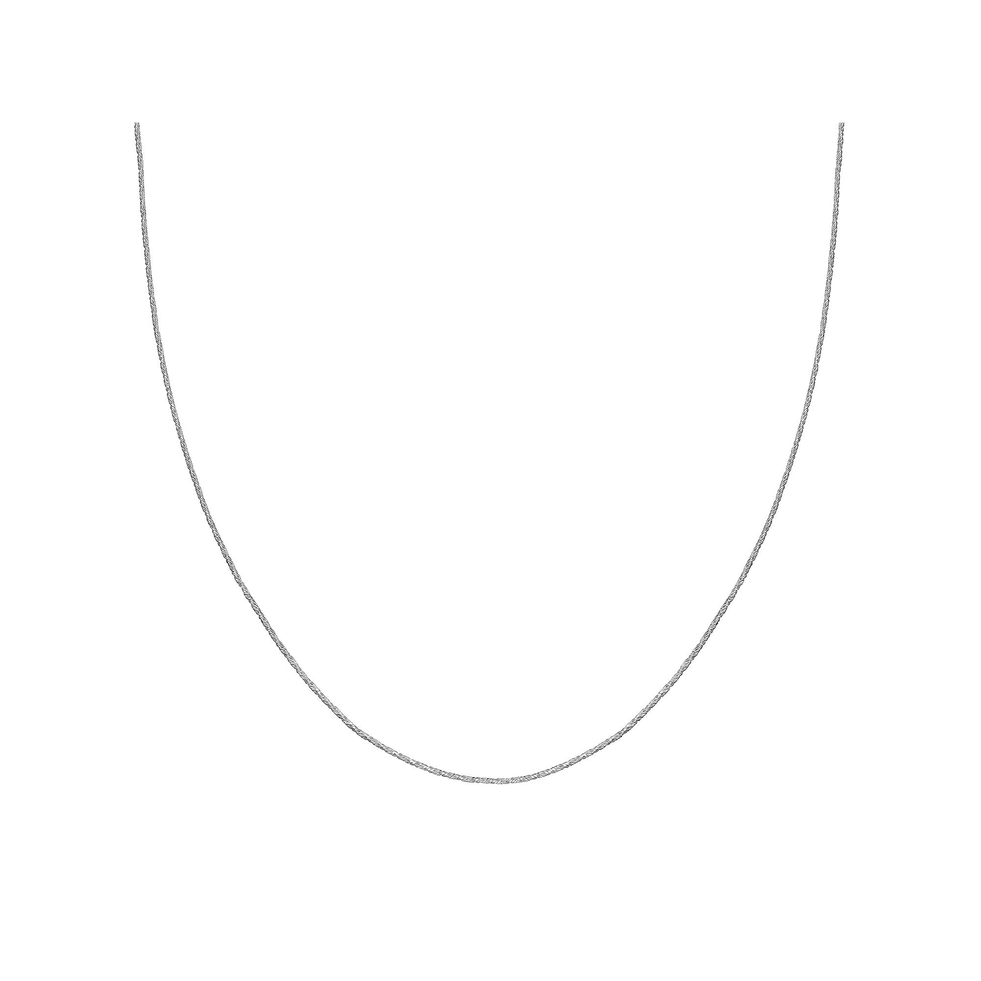 PRIMROSE Sterling Silver Sparkle Chain Necklace, Women's, Size: 16" Product Image