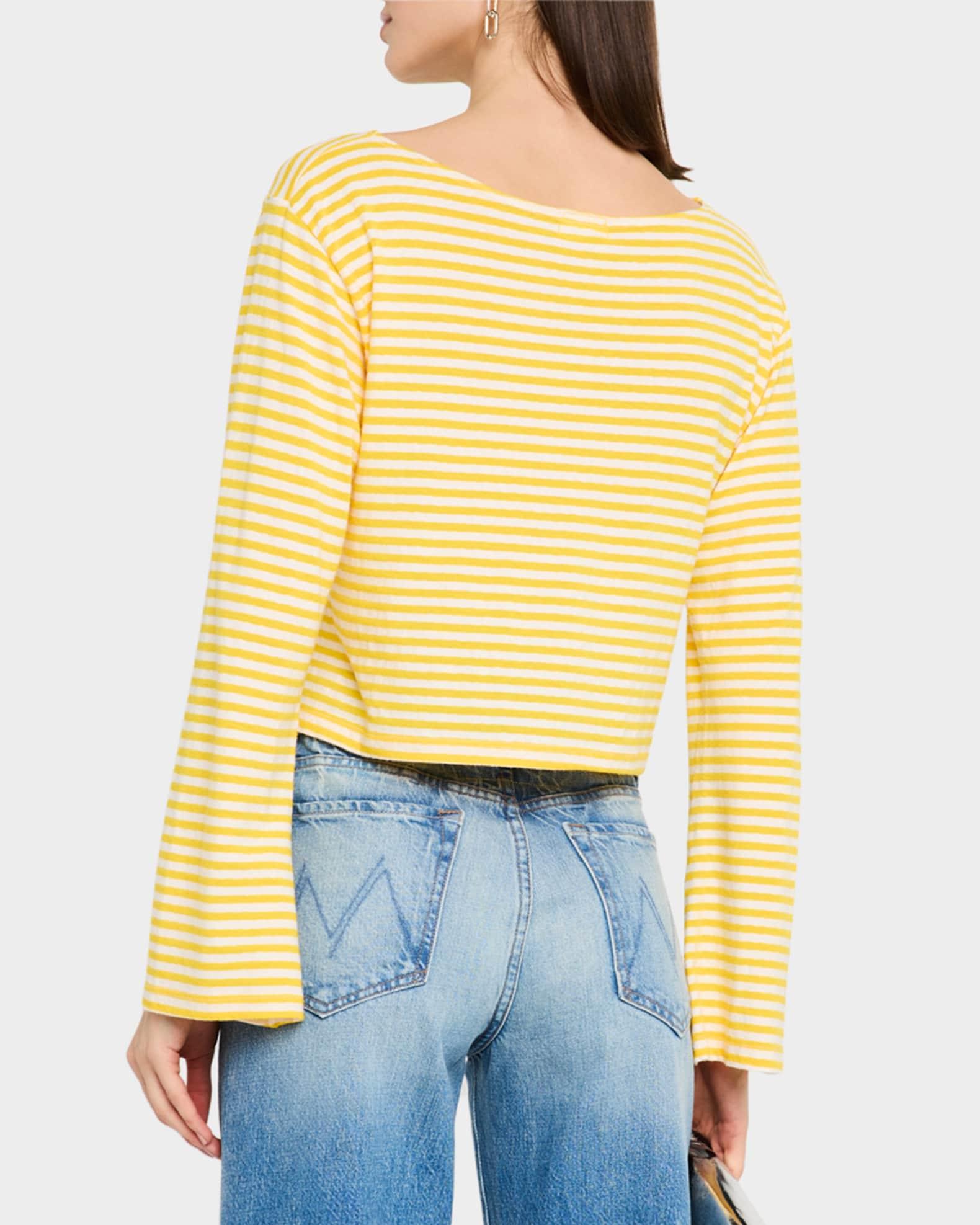 The Skipper Bell Striped Top Product Image
