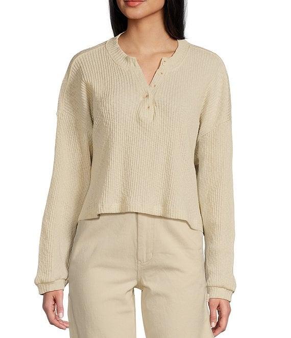 Billabong Good Catch Long Sleeve Knit Top Product Image