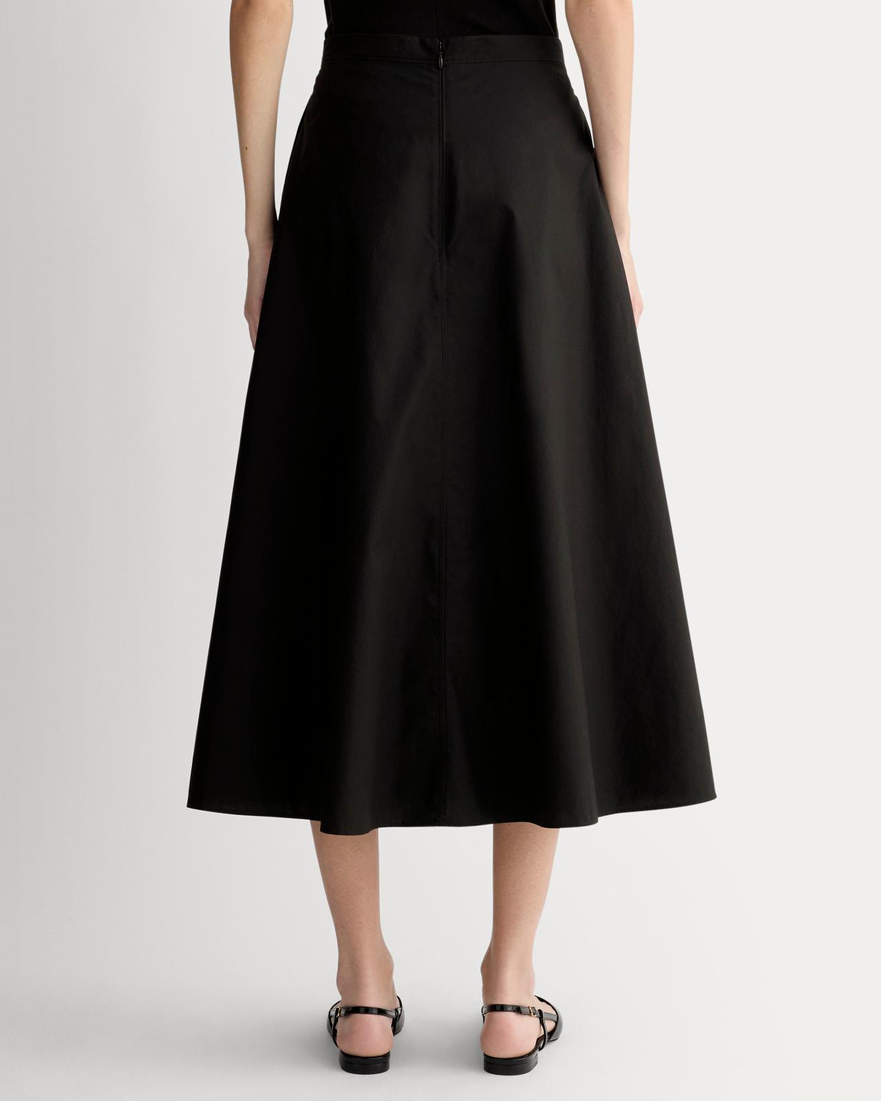 Womens Midi Skirt in Ultrasoft Cotton by Everlane Product Image