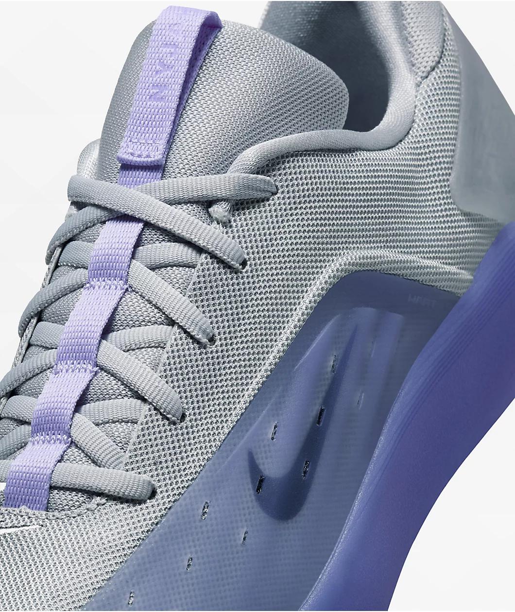 Nike SB Zoom Nyjah 4 Thistle, Black & Grey Skate Shoes Product Image