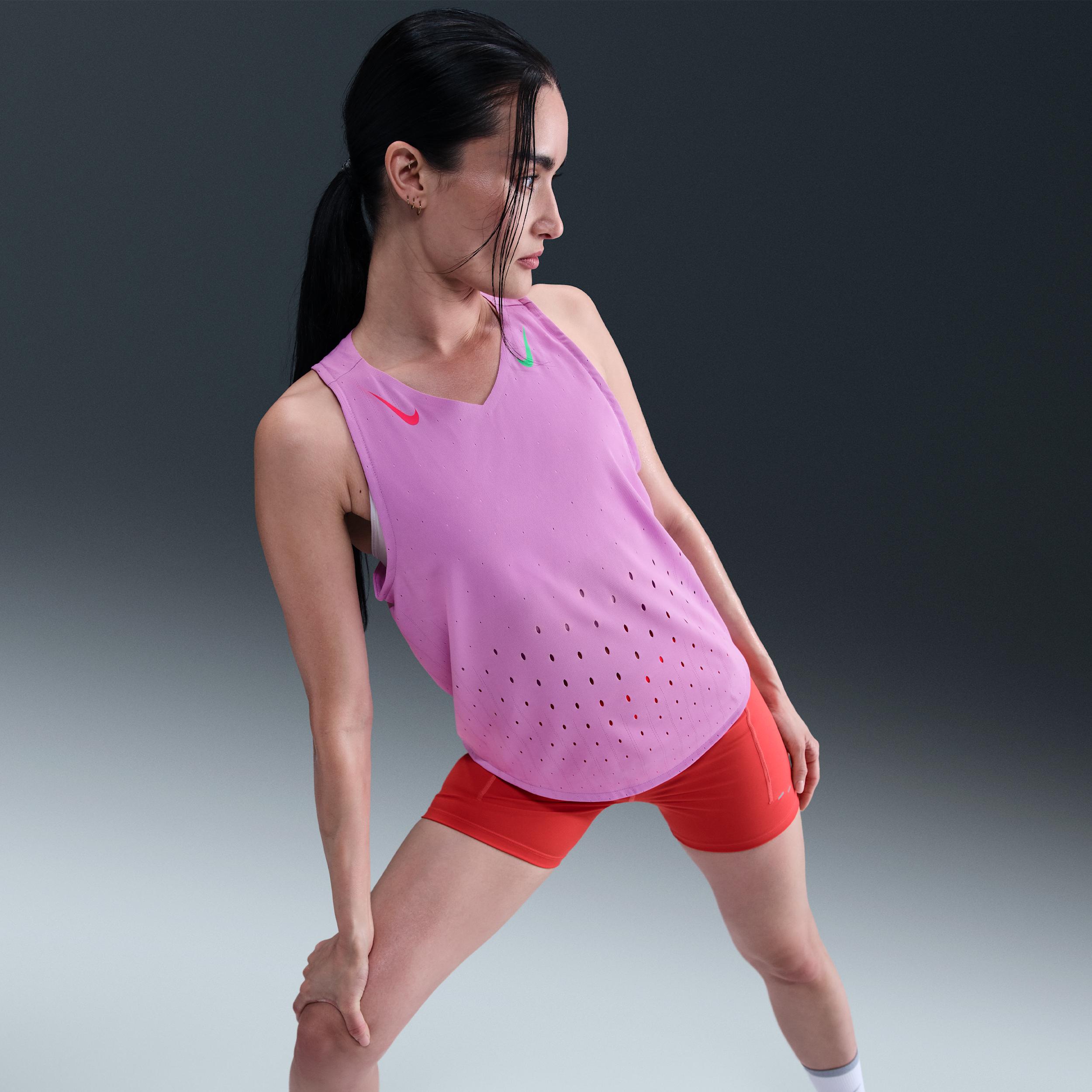 Nike Womens AeroSwift Faith Kipyegon Dri-FIT ADV Running Singlet | FN2504-532 Product Image