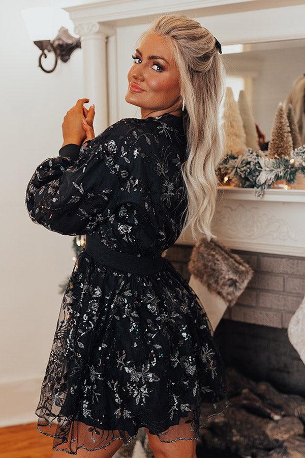 Paris Dreaming Sequin Mini Dress Product Image