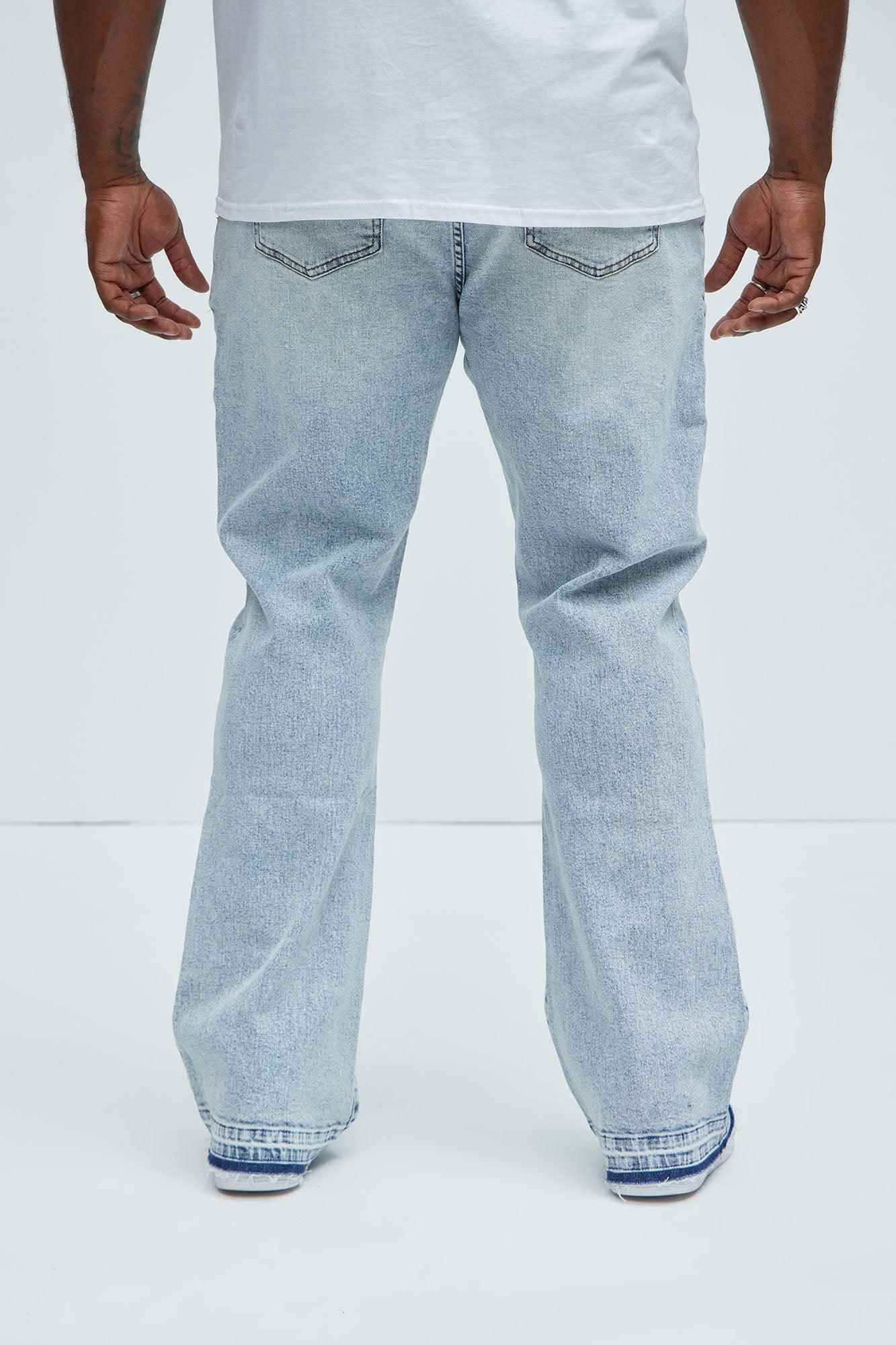 Cornell Slim Flare Jeans - Light Wash Product Image