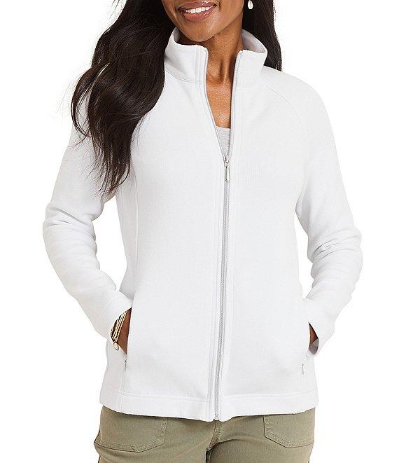 Tommy Bahama Aruba Full Zip Stand Collar Long Sleeve Sweatshirt Product Image