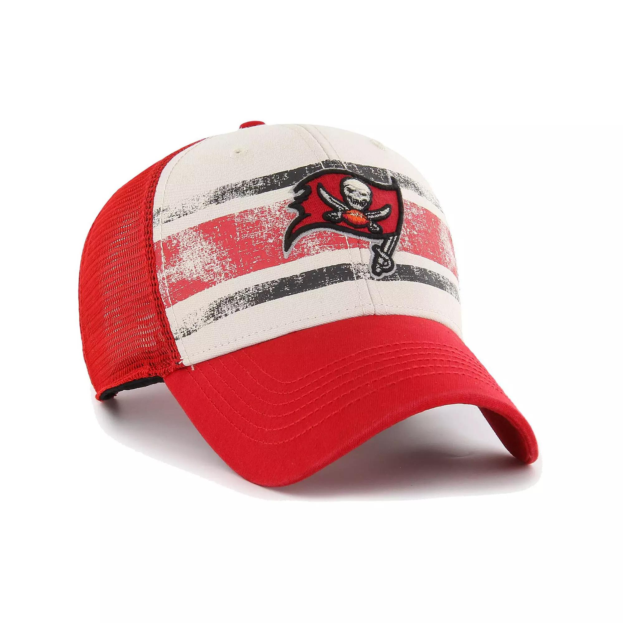 Men's '47 Cream Tampa Bay Buccaneers Breakout MVP Trucker Adjustable Hat, Beige Product Image