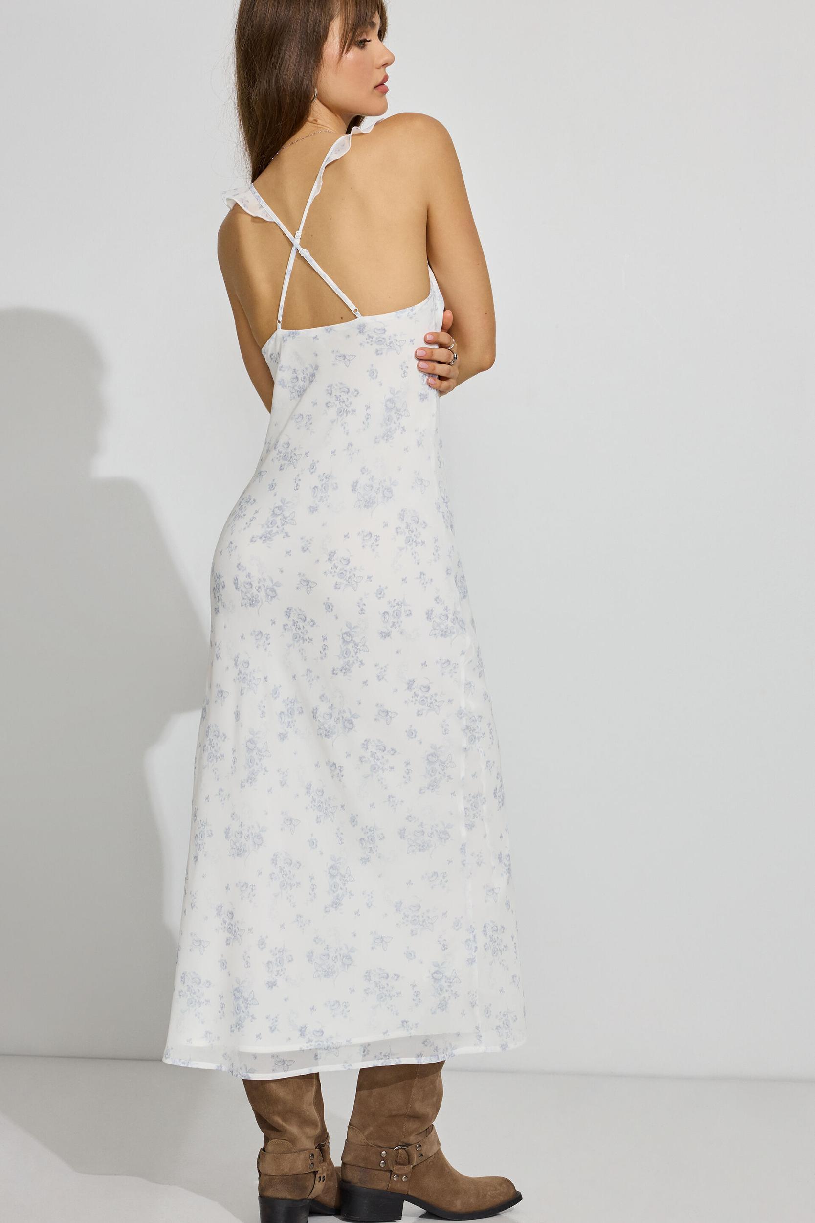 Ruffle Maxi Dress Product Image