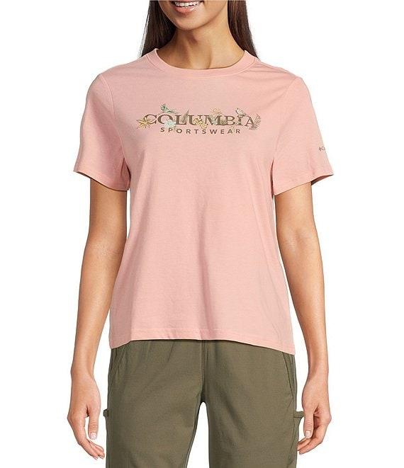 Columbia Rolling Bend Organic Cotton Graphic Print Crew Neck Short Sleeve Tee Product Image