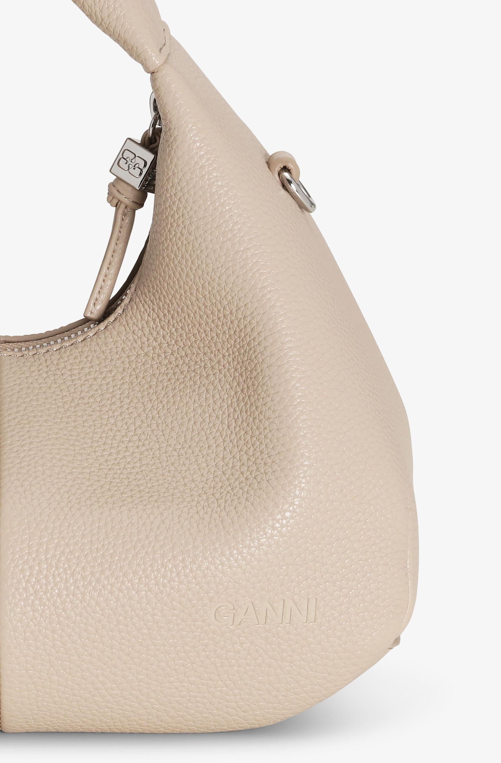 Light Grey Mini Hobo Bag Product Image