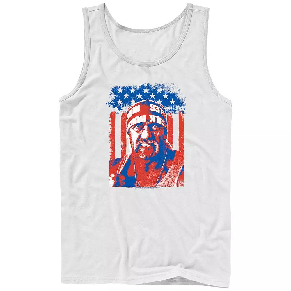 Men's WWE Hulk Hogan Americana Graphic Tank Top,  Product Image