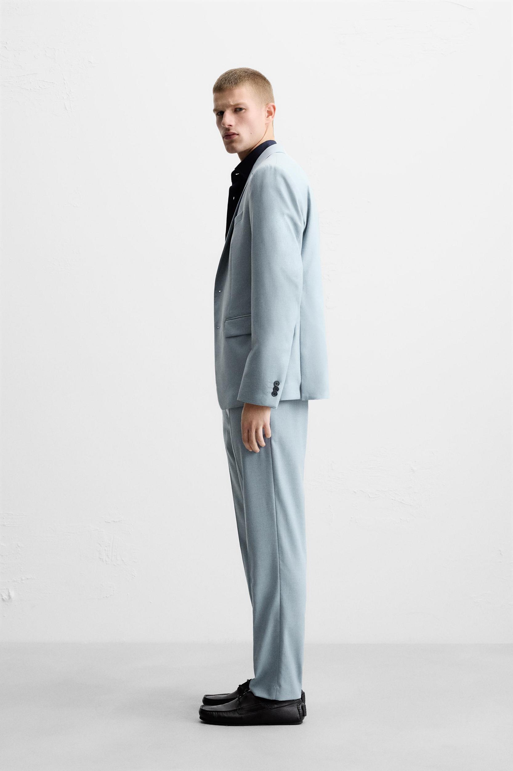 SLIM FIT SUIT PANTS Product Image