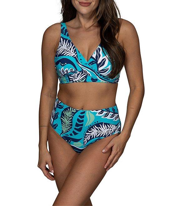 Jantzen Garden V-Neck Underwire Bralette Swim Top Product Image