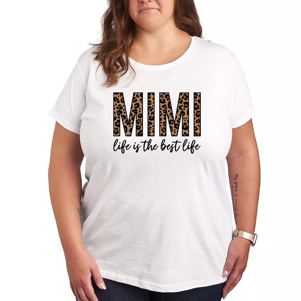 Plus Mimi Life Is The Best Life Graphic Tee, Women's,  Product Image