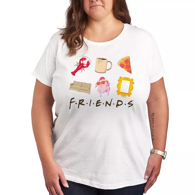 Plus Read Retro Stacked Graphic Tee, Womens Product Image