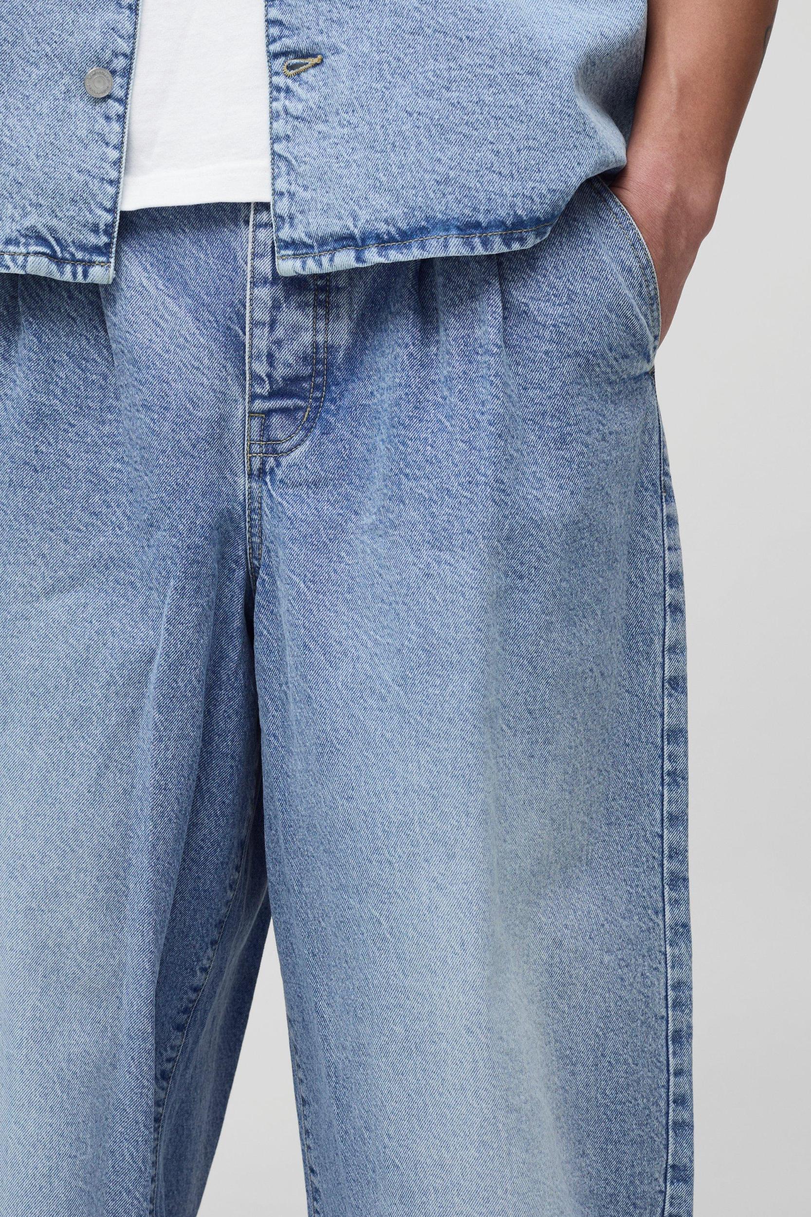 Tall Balloon Baggy Fit Jeans | boohooMAN USA Product Image
