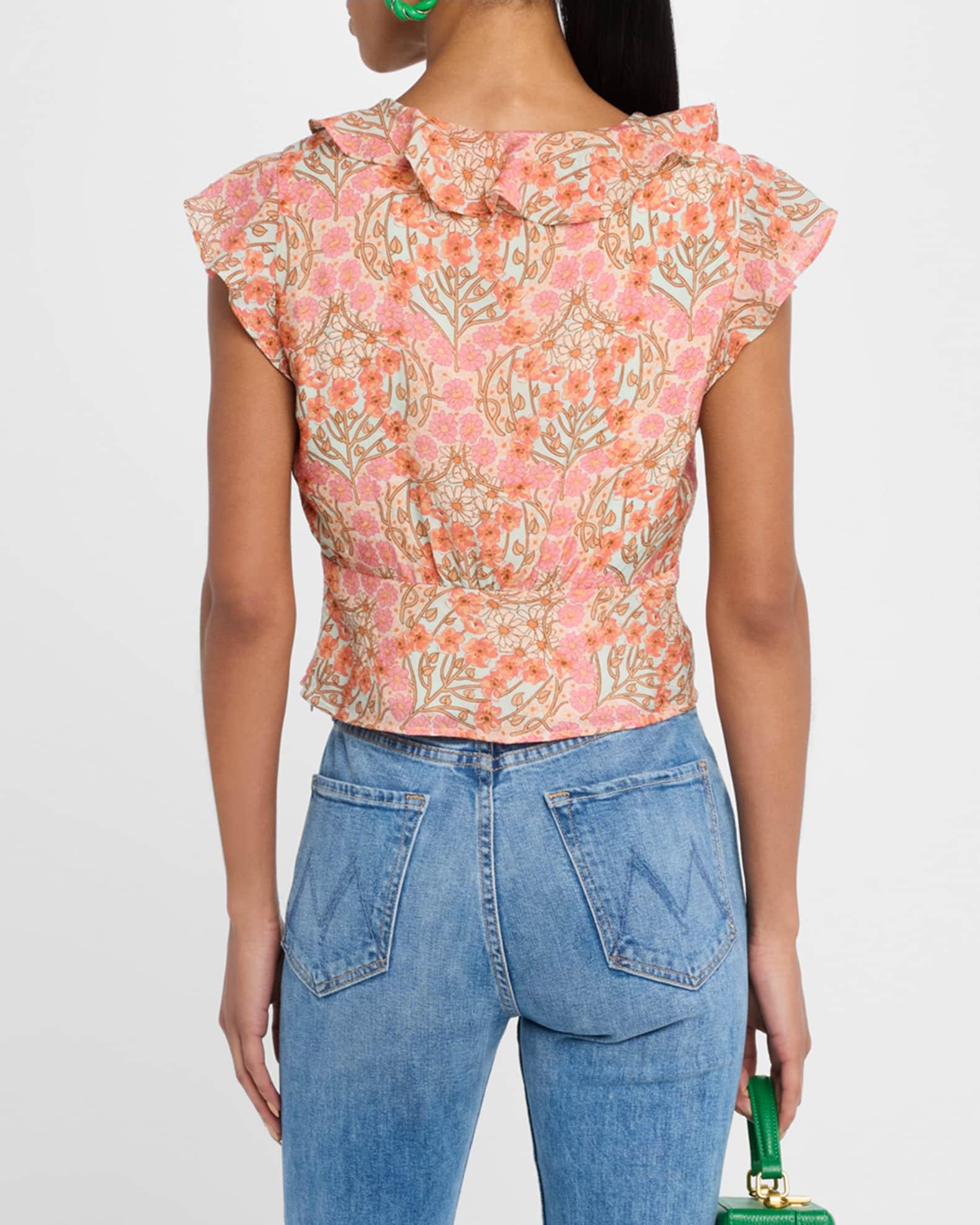 Farrow Ruffle V-Neck Top Product Image