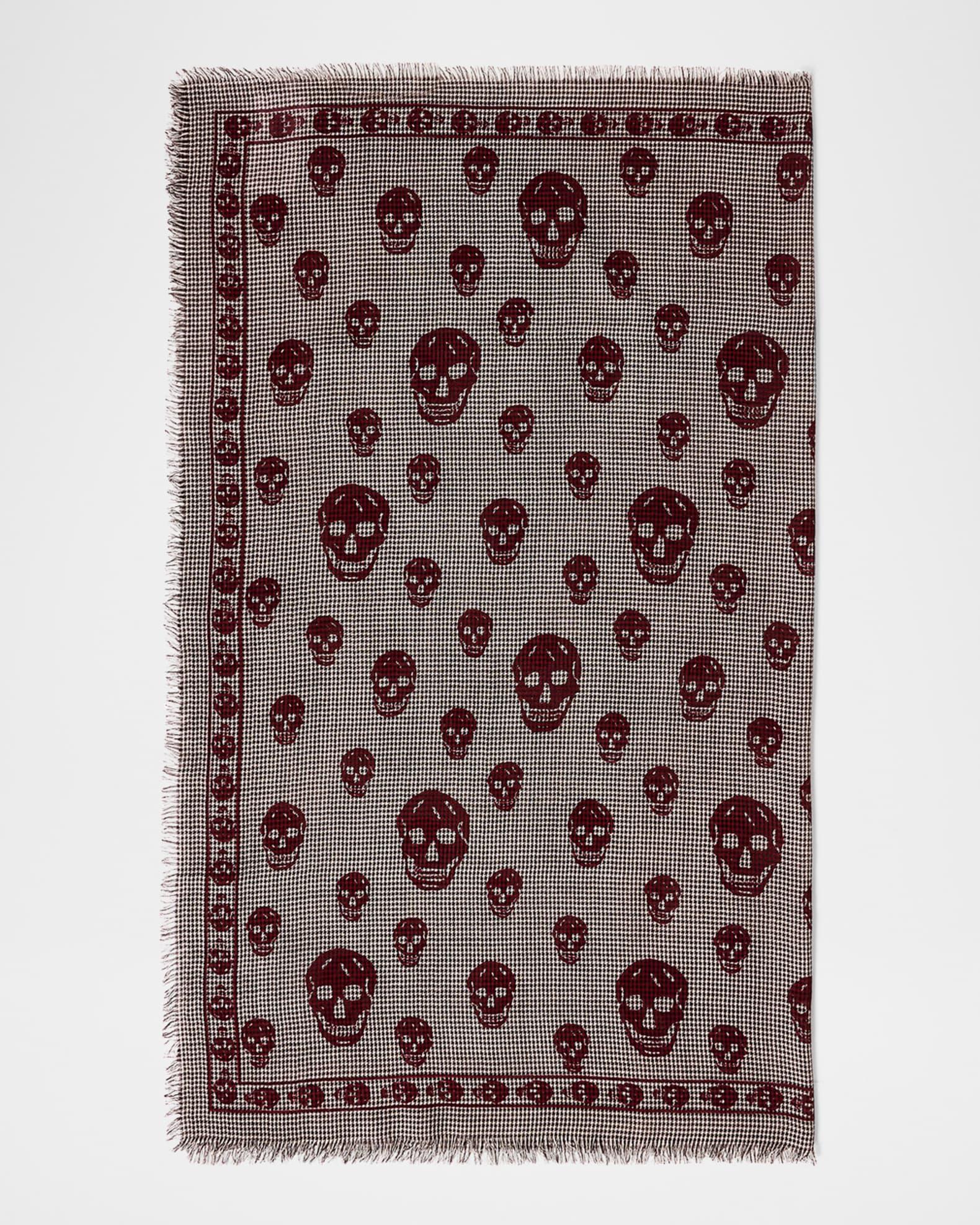 Mens Skull Dogtooth Foulard Product Image