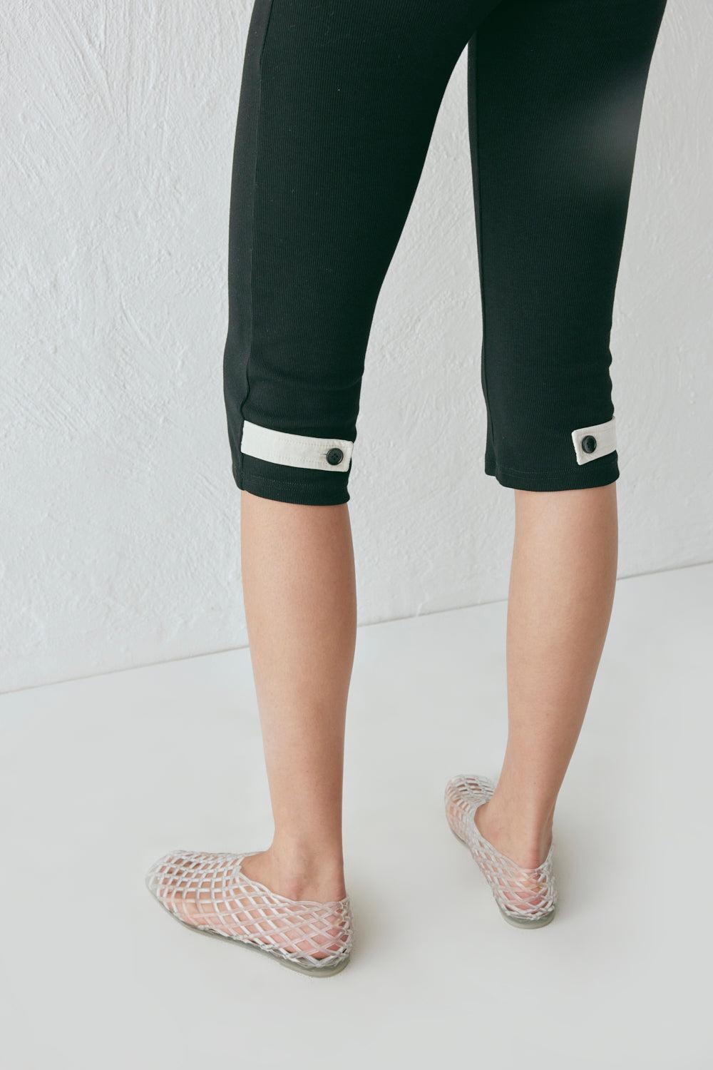 Harper Ribbed Bralette Black Product Image