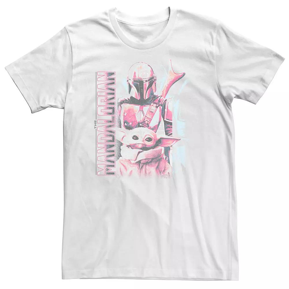 Big & Tall Star Wars The Mandalorian Baby Yoda And Djarin Tee, Men's,  Product Image