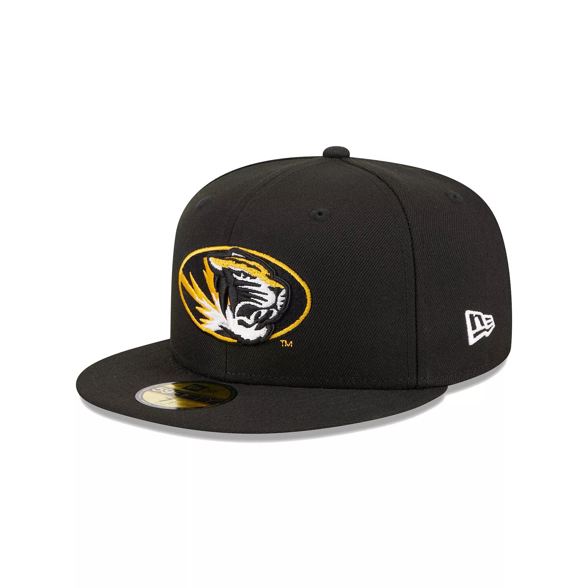 Men's New Era Black Missouri Tigers Evergreen 59FIFTY Fitted Hat,  Product Image