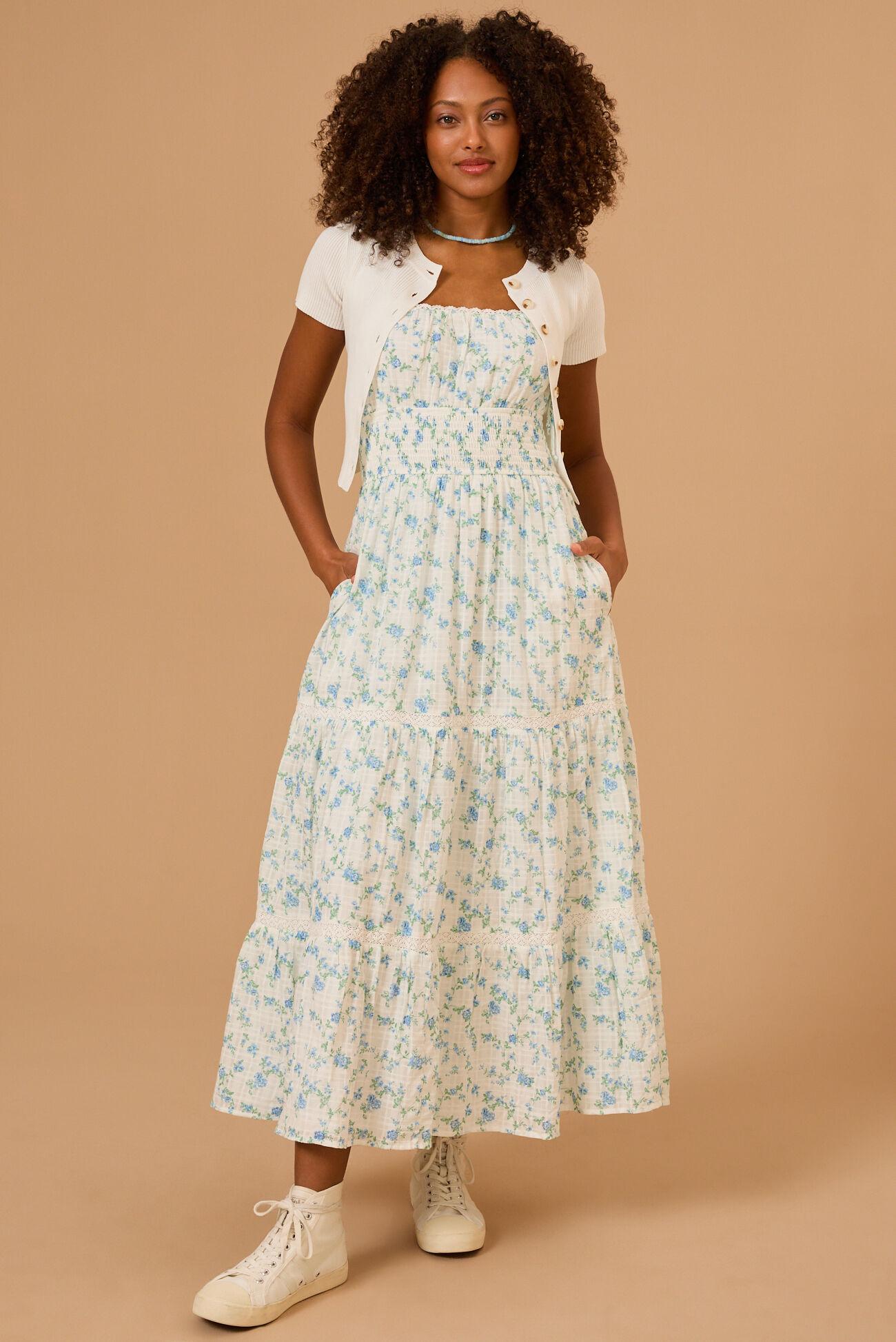 Lydia Floral Maxi Dress Product Image