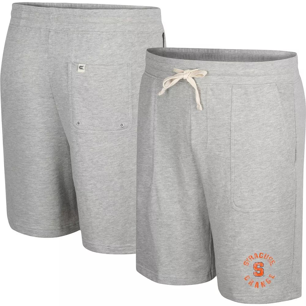 Men's Colosseum Heather Gray Texas Longhorns Love To Hear This Terry Shorts,  Product Image