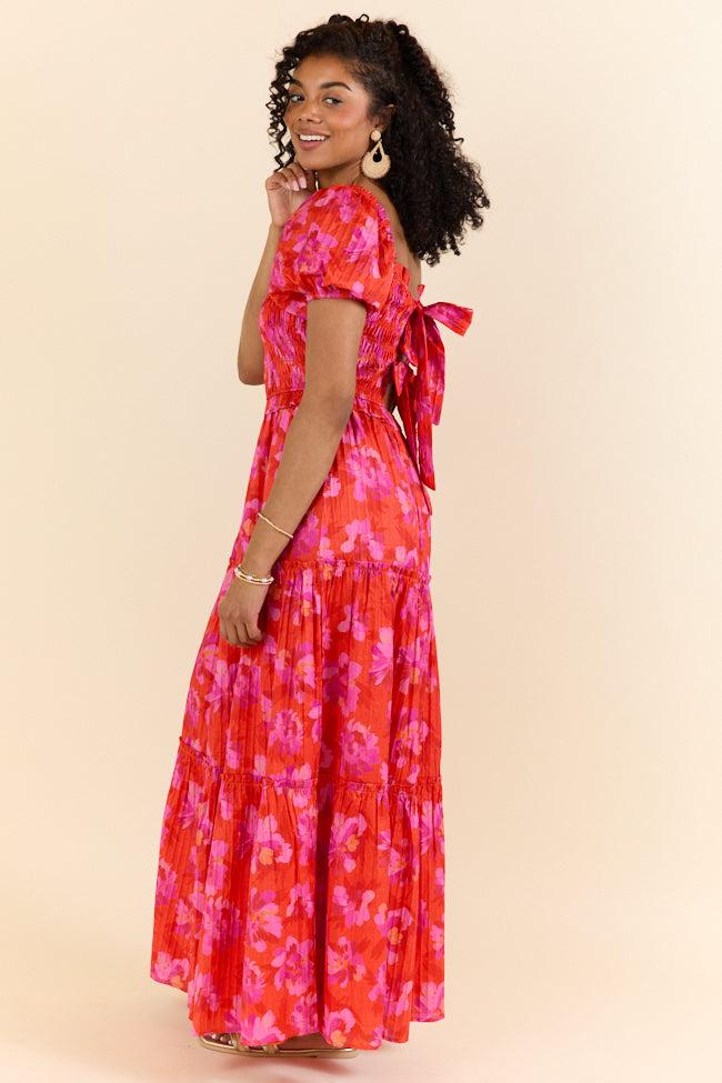 Easy To Impress Purple and Orange Maxi Dress FINAL SALE Product Image