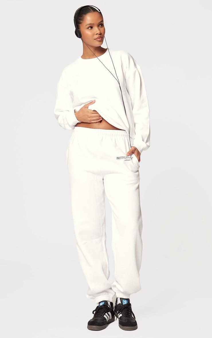  White Oversized Fitting Sweatshirt Product Image