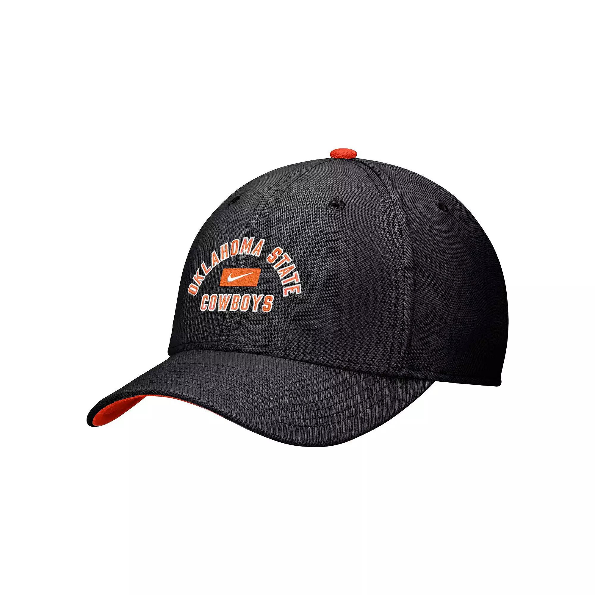 Men's Nike Black Oklahoma State Cowboys Rise Flex Hat,  Product Image