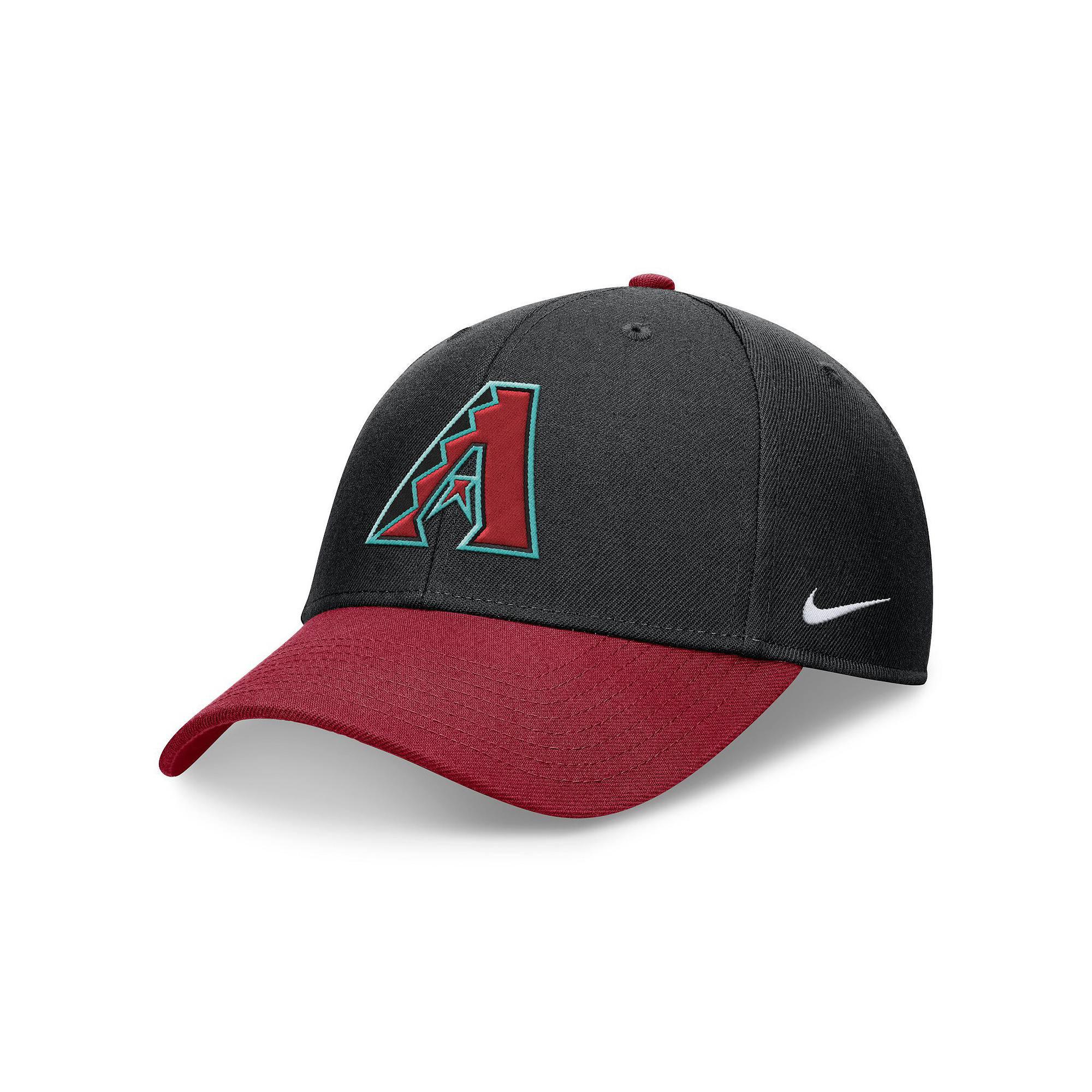 Men's Nike Navy/Red Atlanta Braves Evergreen Club Performance Adjustable Hat, Size: Medium/Large, Blue Product Image