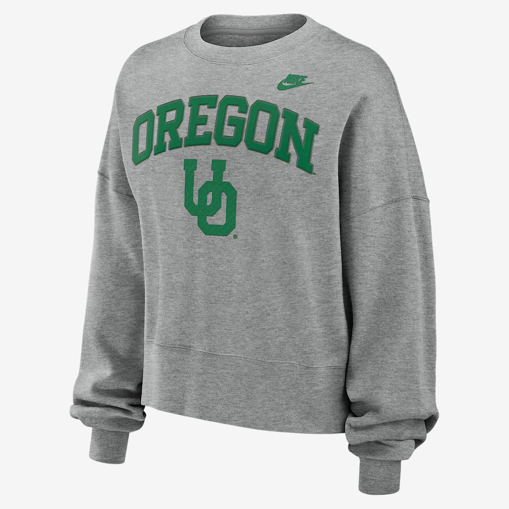 Oregon Legacy Classic Arch Women's Nike College Pullover Crew Product Image