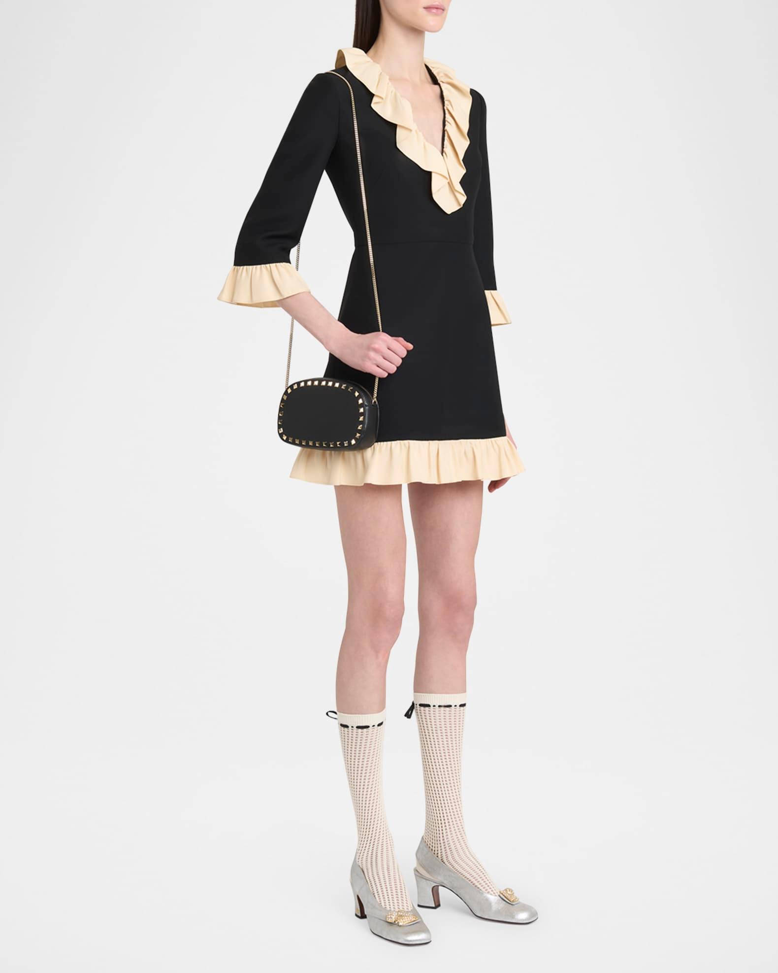 Mini Rockstud Leather Crossbody Bag Product Image