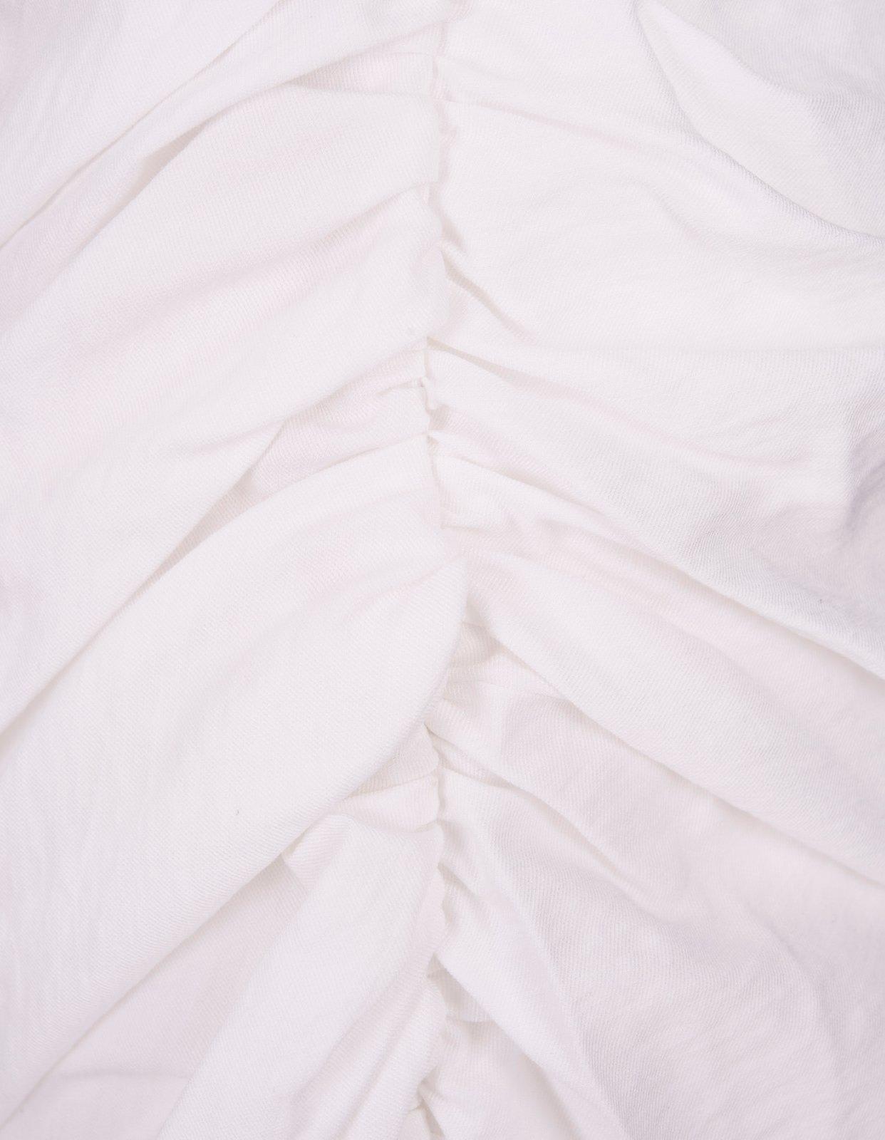 JACQUEMUS La Robe Saudade Long Viscose Blend Dress In White Product Image