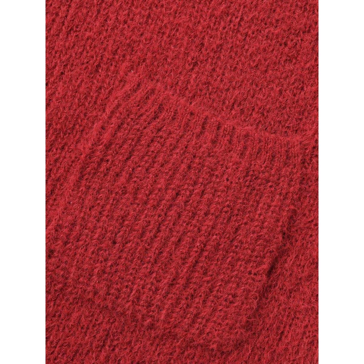 Plus Size Mink-Hair Feel Pockets Open Front Cardigan Scarlet Women Casual Loose Long Sleeve Everyday Cardigans BloomChic 14-16/1X Product Image