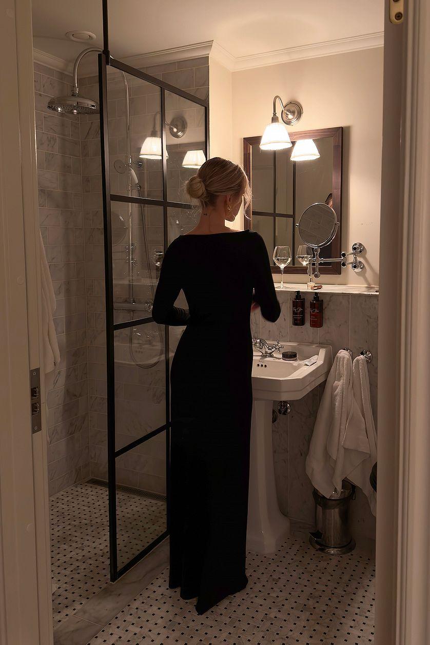 Soft Line Boat Neck Maxi Dress Product Image