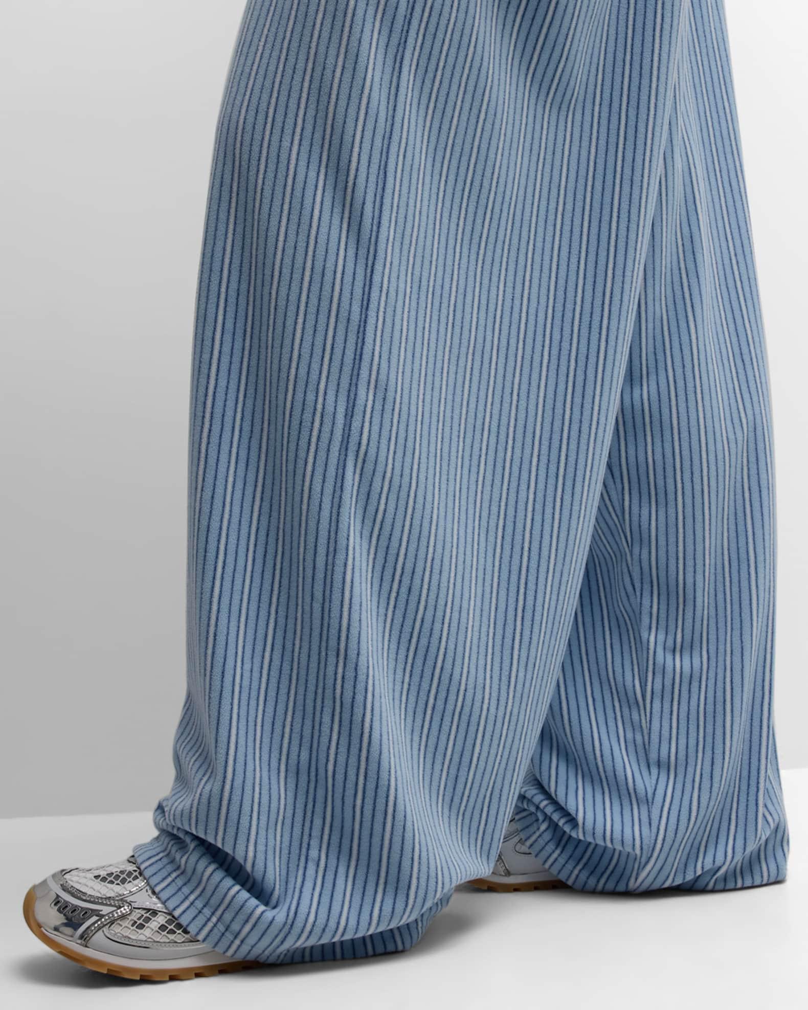 Men's Large Striped Pajama Pants Product Image