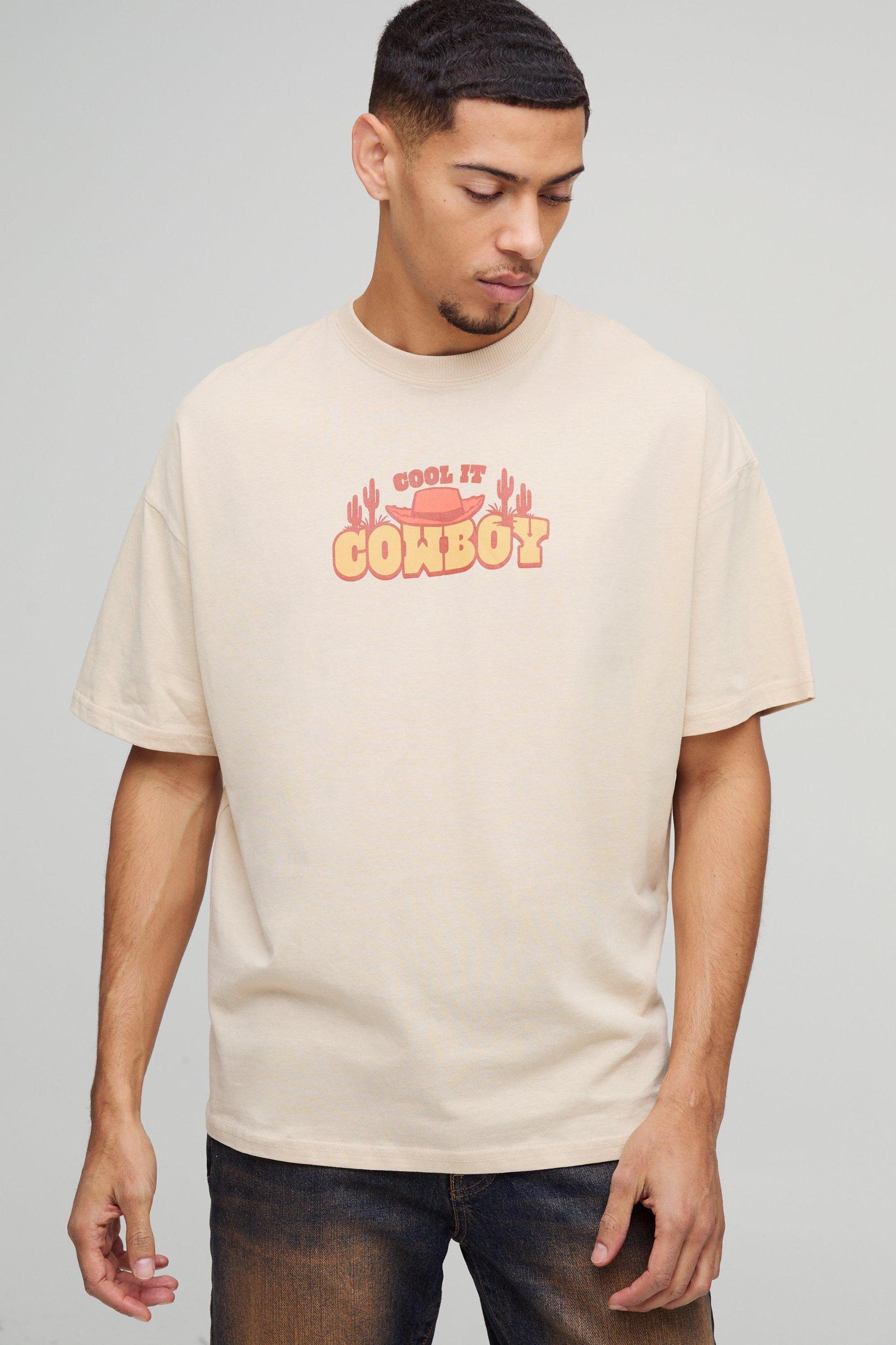 Oversized Disney Toy Story Howdy License T-Shirt | boohooMAN USA Product Image