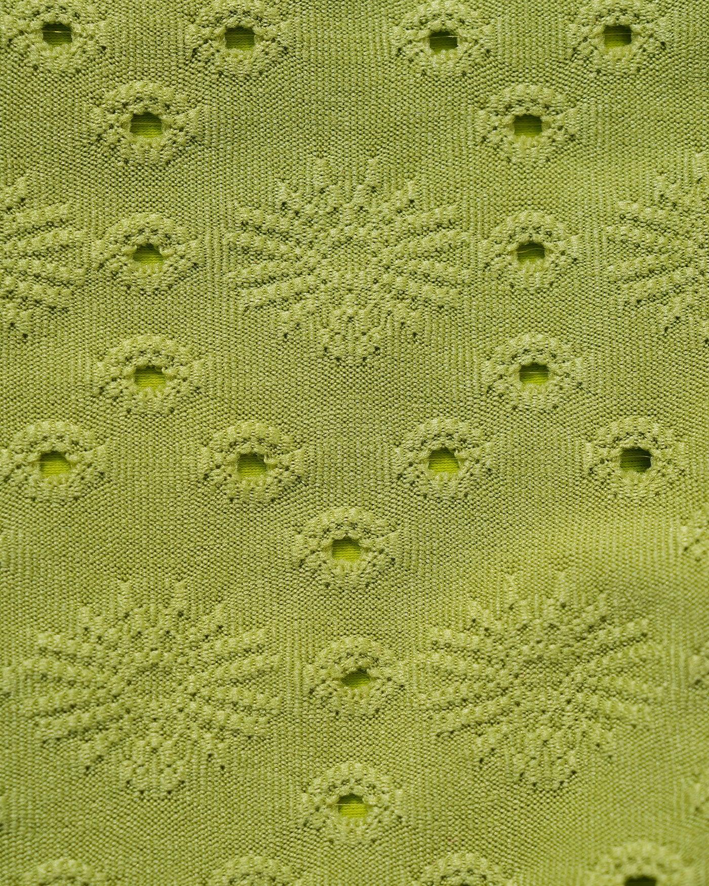 Green Textured Triangle Bikini Set Product Image