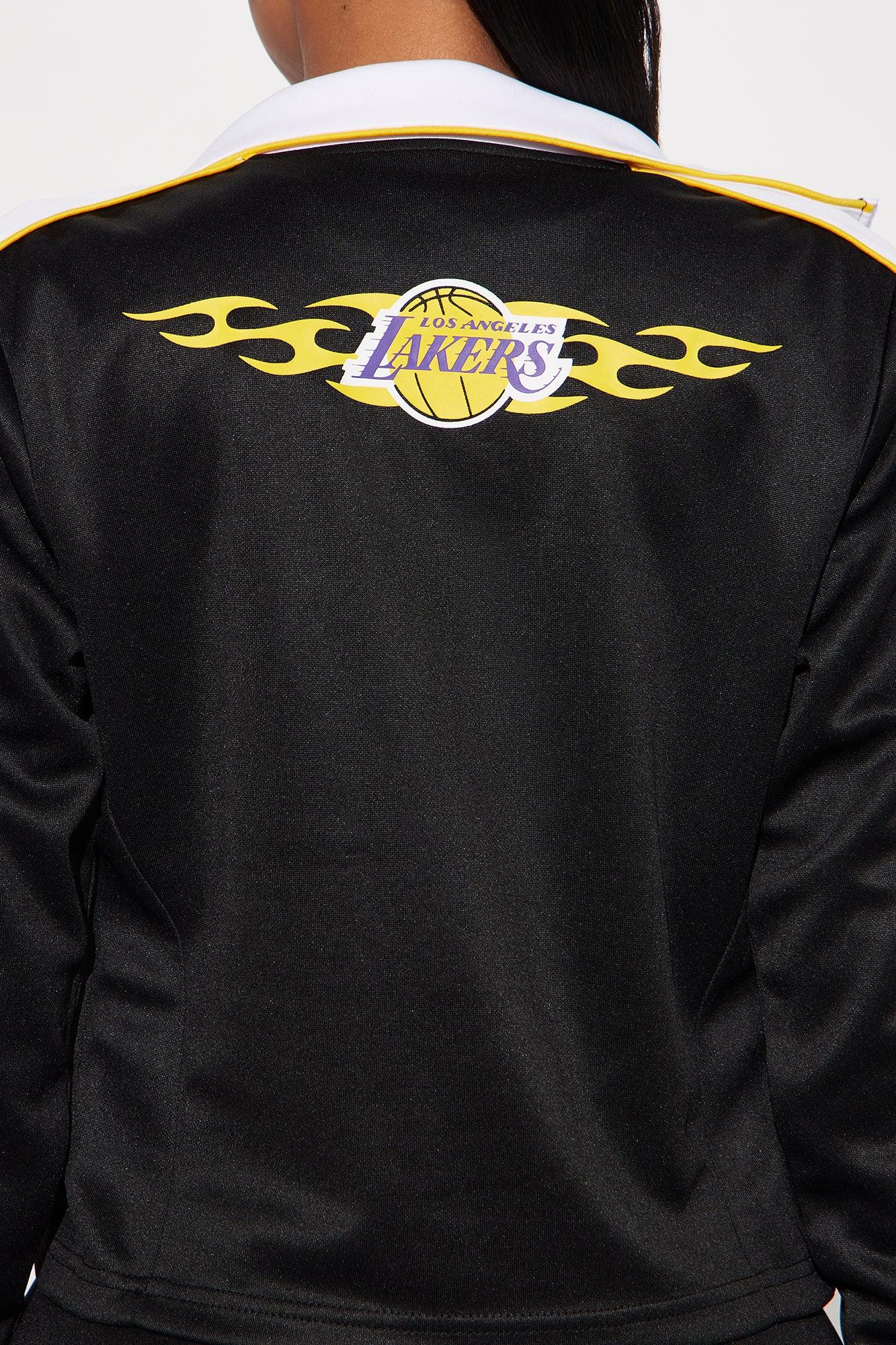 Lakers Halftime Zip Up Jacket - Black Female Product Image