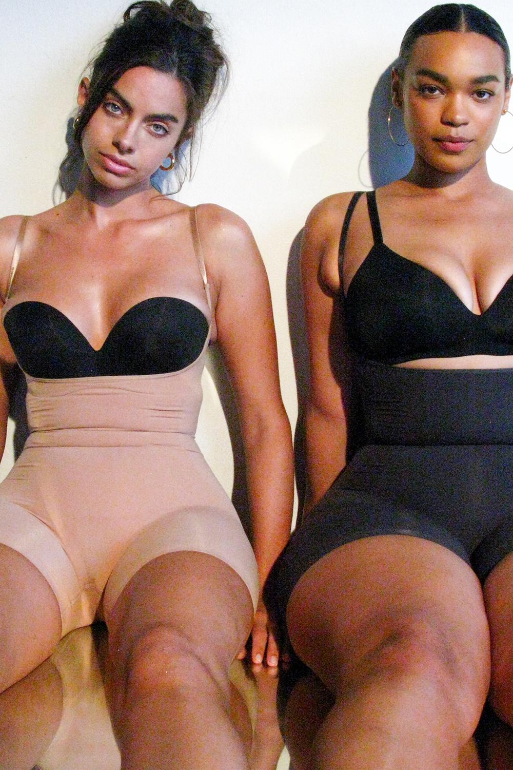  mid thigh sculpting bodysuit ink - sale Product Image