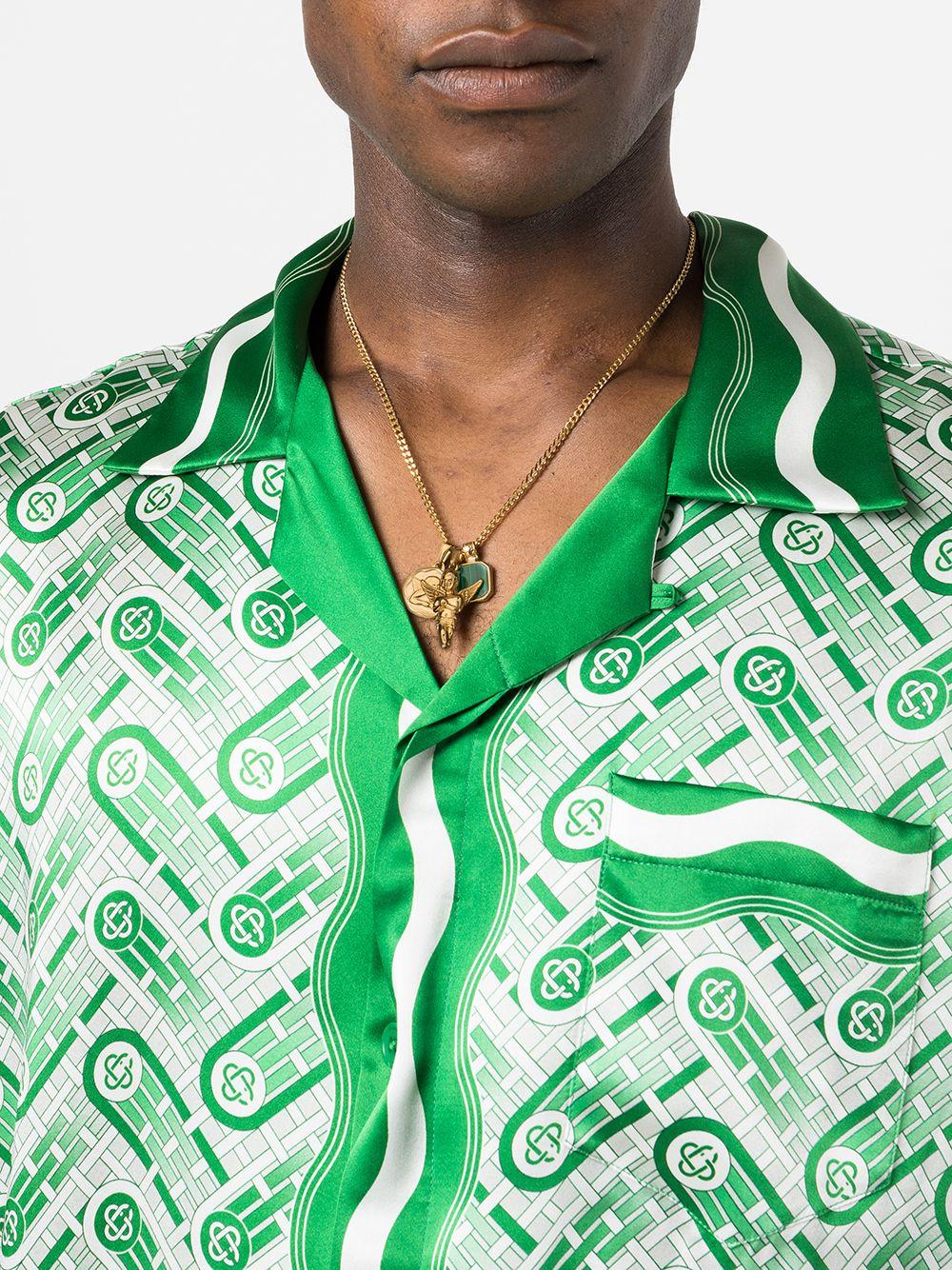 gold-plated Trio charm necklace Product Image