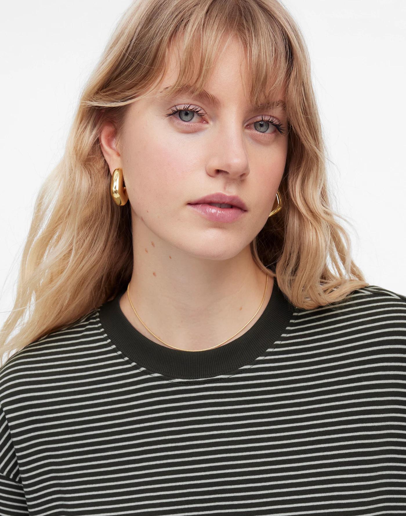 Sweatshirt Tee in Stripe Product Image
