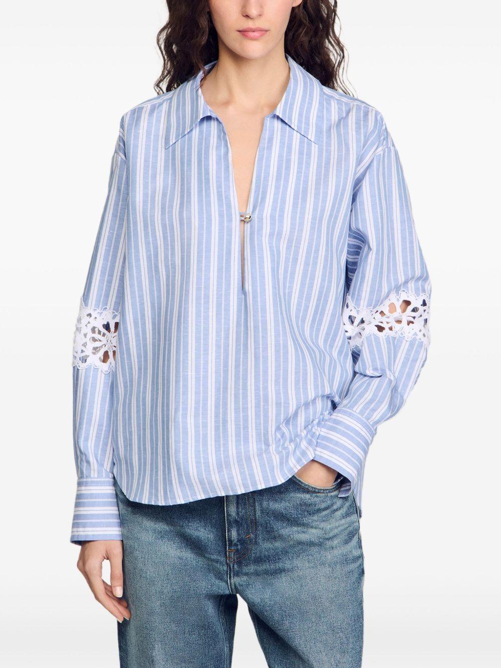 organic cotton-linen shirt Product Image