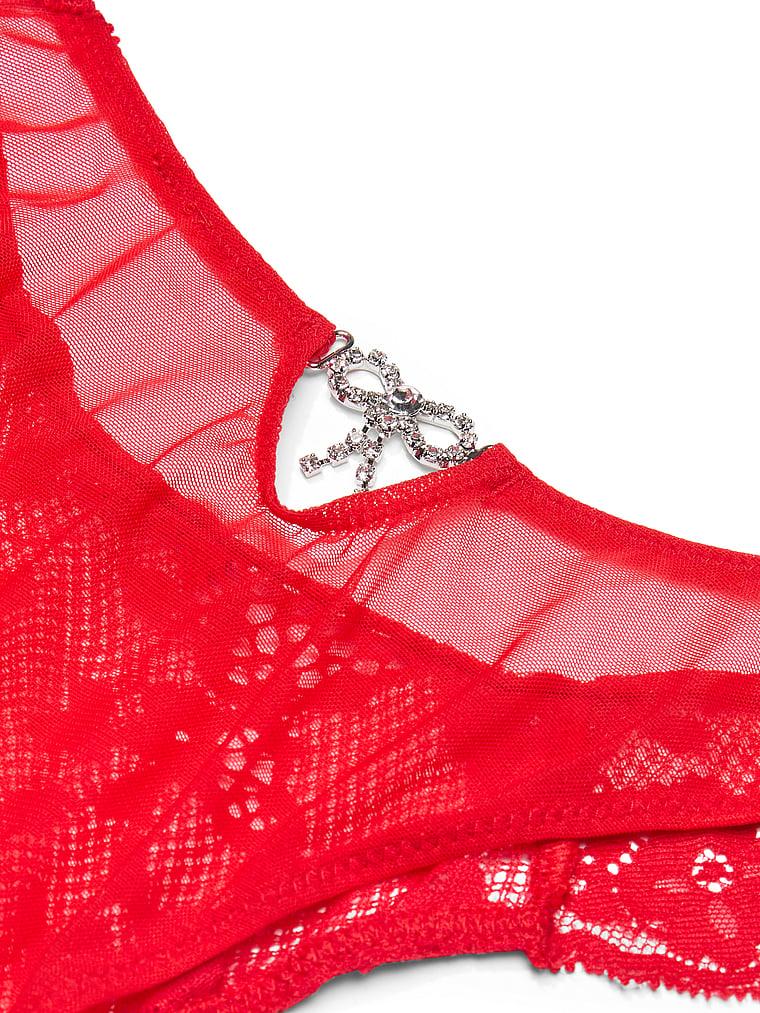 Twinkle Bow Lace Brazilian Panty Product Image