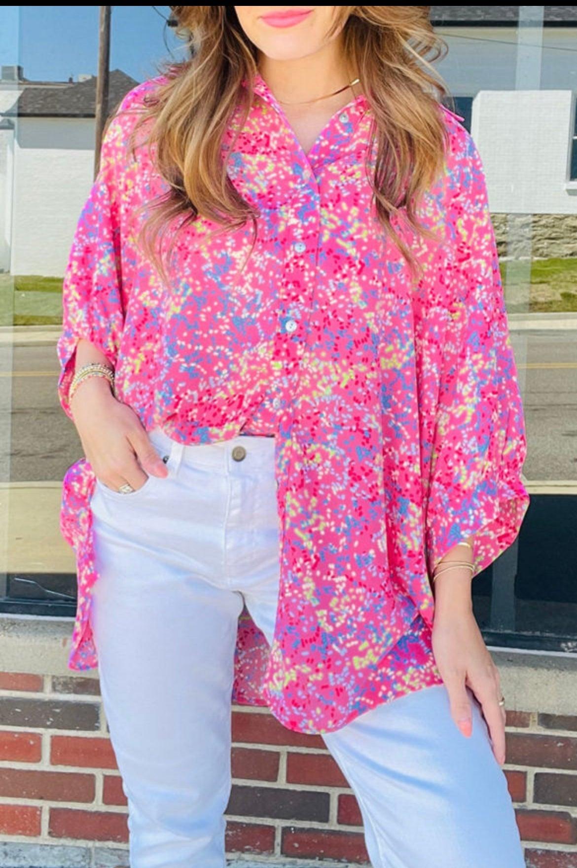 Pink Confetti Tunic Product Image