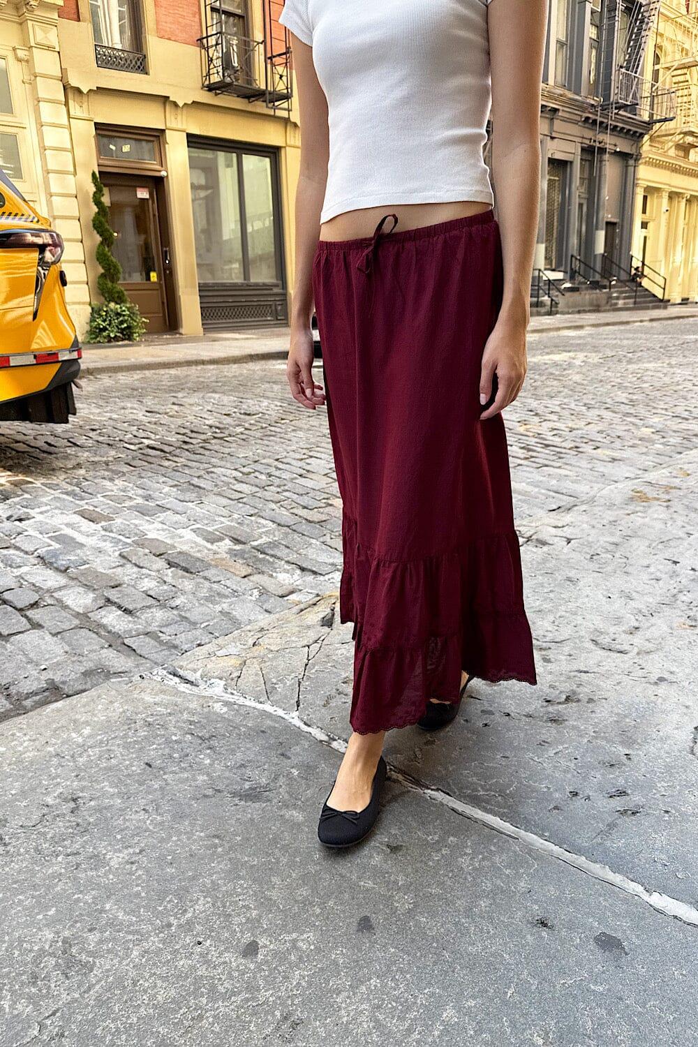 Olive Skirt Product Image