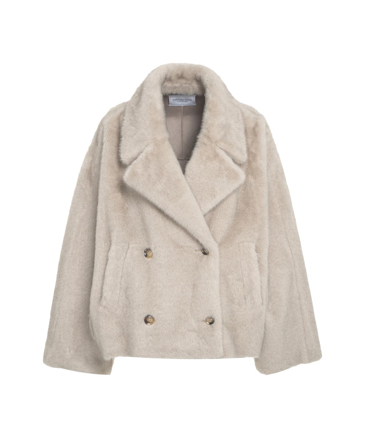 Faux fur short coat Product Image